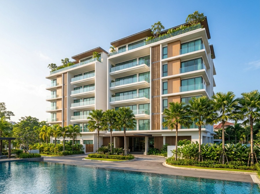 Modern seaview condominium in Labuan